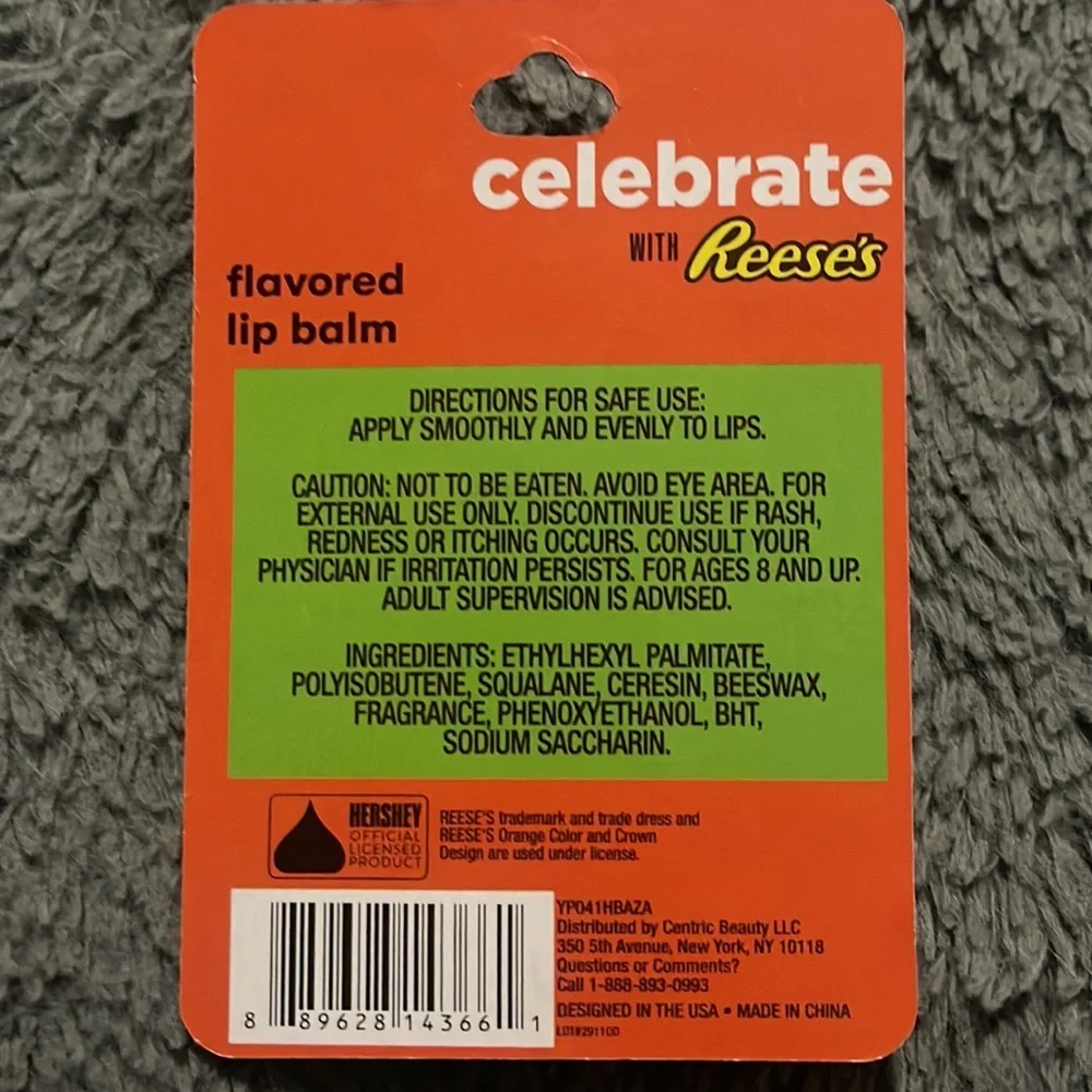 🍫🥜Reese’s Flavored Lip Balms🥜🍫